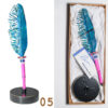 Peacock-Metal-Feather-Pen-Cindy-Chinn-05
