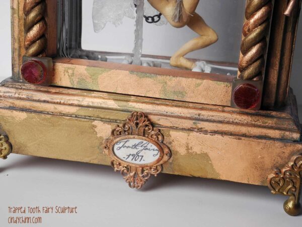 Trapped Tooth Fairy Mixed Media Sculpture - Image 4