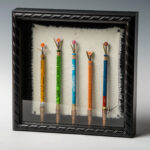 PC - Pencil / Crayon Carving "Garden of Cin"