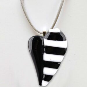 JE - Handmade Fused Glass Necklace - #41