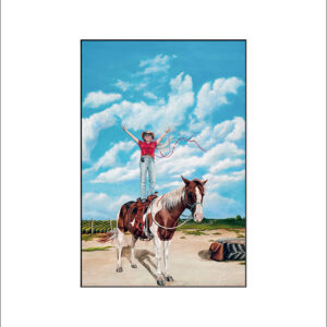 PB - The Journey of the Horse Trainer Signed Matted Print