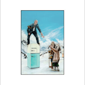 PB - The Journey of the Salesman Signed Matted Print